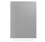 22mm Handless Vinyl Door/Drawer Front - Dust Grey Supermatt