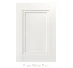 18mm Vinyl Door/Drawer Front - Plain White Matt