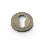 Alexander and Wilks Euro Profile Concealed Fix Escutcheon - Italian Brass