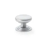 38mm Alexander and Wilks Waltz Cupboard Knob - Satin Chrome