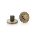 Alexander and Wilks Knurled Thumbturn and Release - Antique Brass