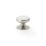 32mm Alexander and Wilks Waltz Cupboard Knob - Satin Nickel