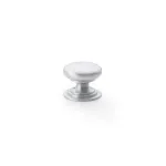 25mm Alexander and Wilks Waltz Cupboard Knob - Satin Chrome