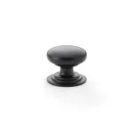 32mm Alexander and Wilks Waltz Cupboard Knob - Black
