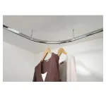 Curved Wardrobe Rail, Corner Set