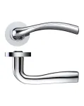 Siena Lever on Rose Door Handles Zoo Hardware - CP