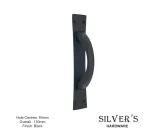 Titan D Cabinet Handle 64mm Centres Black
