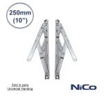 10" (250mm) Standard Top Hung Window Hinges