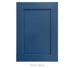 19mm Solid Ash Door/Drawer Front - Painted Navy Blue