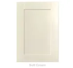 18mm Vinyl Door/Drawer Front - Soft Cream