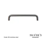 Mandalay D-Bar Cupboard Handle Stainless Steel - 160mm C/C