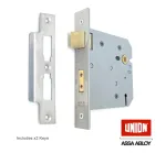 Union 3 Lever Sashlock 103mm (4") - Satin Chrome