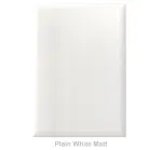 18mm Vinyl Wrapped Door/Drawer Front - Plain White Matt