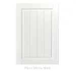 18mm Vinyl Wrapped Door/Drawer Front - Plain White Matt