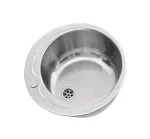 Pyramis Round Bowl Sink with Tap Hole - 485mm