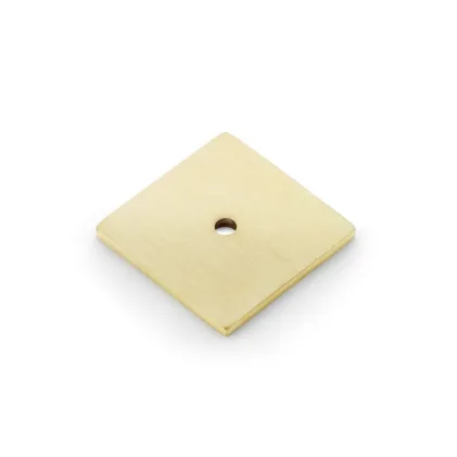 38 x 38mm Quantock Square Backplate - Satin Brass PVD