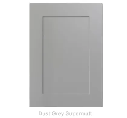 18mm Vinyl Door/Drawer Front - Dust Grey Supermatt