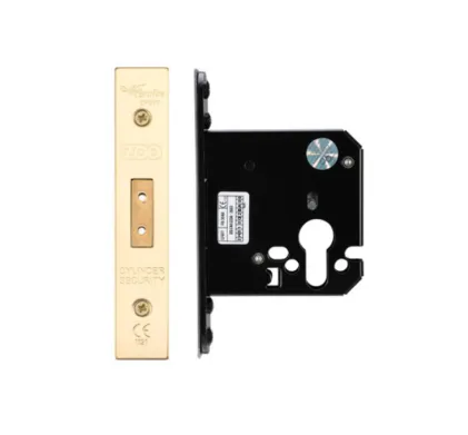 76mm (3") Euro Profile Mortice Deadlock - PVD
