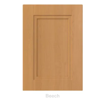 18mm Vinyl Door/Drawer Front - Beech