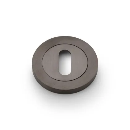 Alexander and Wilks Standard Profile Concealed Fix Escutcheon - Dark Bronze PVD