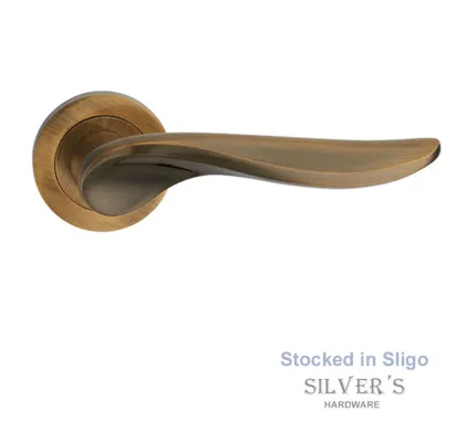 Achilles Bronze Lever on Rose Door Handles Fortessa