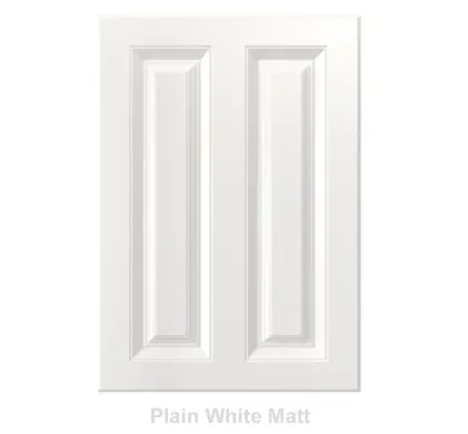 18mm Vinyl Door/Drawer Front - Plain White Matt