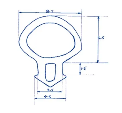 WARMSEAL Replacement Universal Door/Window Seal Bubble Gasket (x6 Meters)