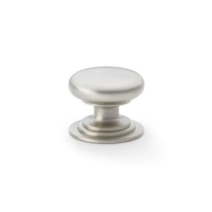 38mm Alexander and Wilks Waltz Cupboard Knob - Satin Nickel
