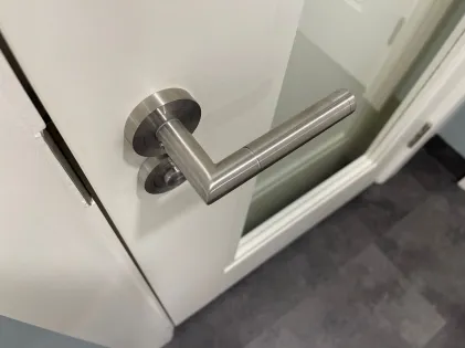 Rio Lever on Rose Door Handles - Karcher SSS