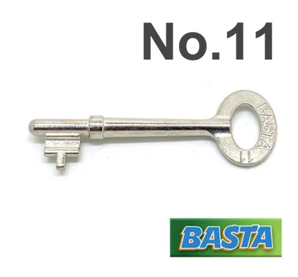 No.11 Basta 2 Lever Sashlock Key - Spare Keys for Basta Locks