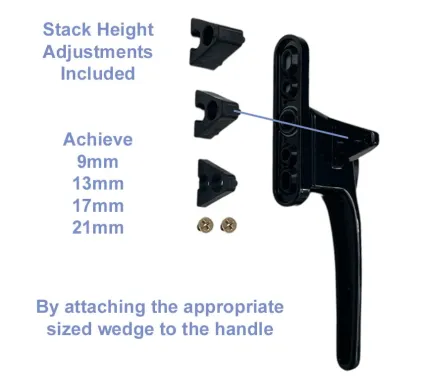 Cockspur Handle - Right Handed - Black - 1 Size Fits All