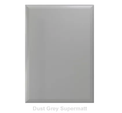 18mm Vinyl Wrapped Door/Drawer Front - Dust Grey Supermatt