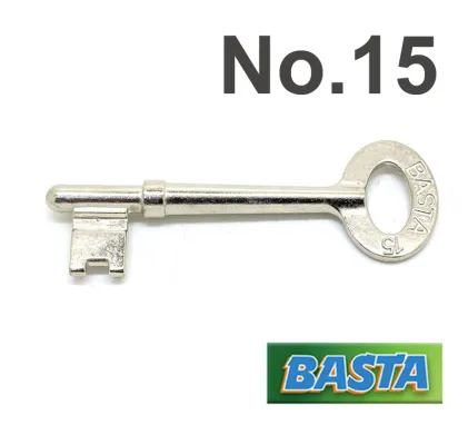 No.15 Basta 2 Lever Sashlock Key - Spare Keys for Basta Locks
