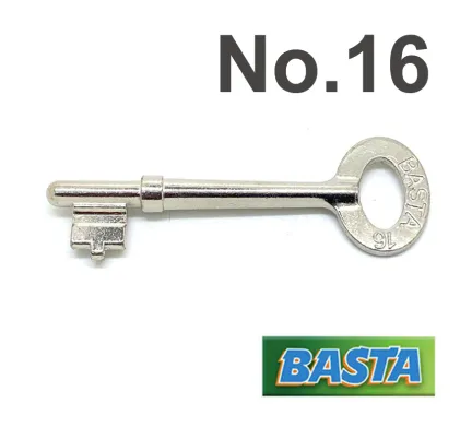 No.16 Basta 2 Lever Sashlock Key - Spare Keys for Basta Locks