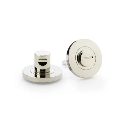 Alexander and Wilks Plain Thumbturn and Release - Polished Nickel PVD