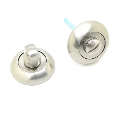 Achilles Satin Nickel Round Bathroom Turn & Release