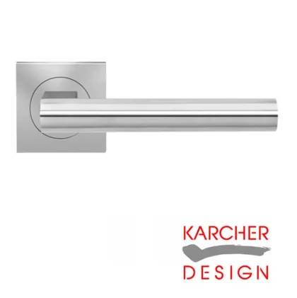 Madeira Lever on Square Rose Door Handles - Karcher SSS