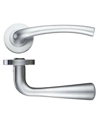 Assisi Lever on Rose Door Handles Zoo Hardware - SC