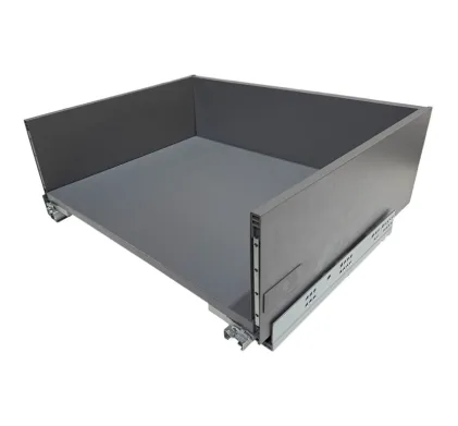 400mm Complete Assembled Kitchen Pot Drawer Soft Close - Grey