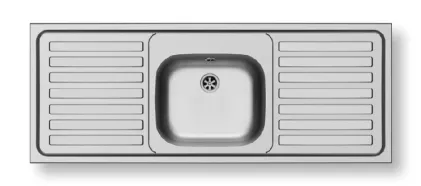 Pyramis Single Bowl Double Drainer