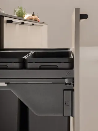 600mm Pull Out Waste Bins, Utensio Pro Maxi. 3 Bins