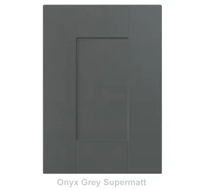 18mm Vinyl Door/Drawer Front - Onyx Grey Supermatt