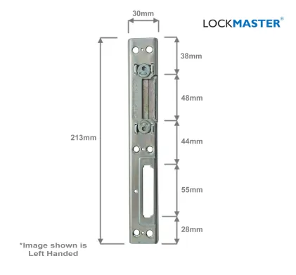 Lockmaster Receiver to suit UPVC Door (Latch & Deadbolt)