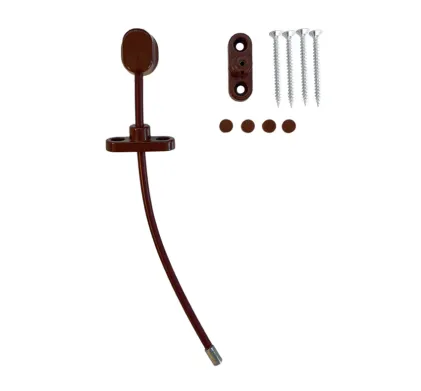 Keyless Push to lock Window Restrictor - Brown