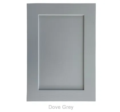 19mm Solid Ash Door/Drawer Front - Painted Dove Grey