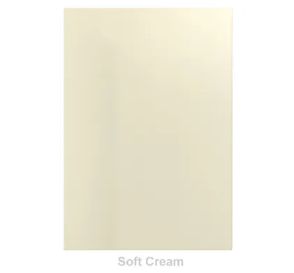 18mm Vinyl Door/Drawer Front - Soft Cream