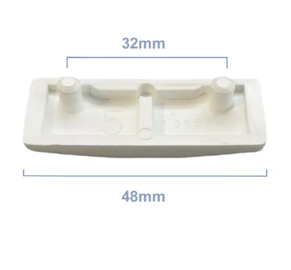5mm White Cockspur Wedge for Upvc/Aluminium Windows