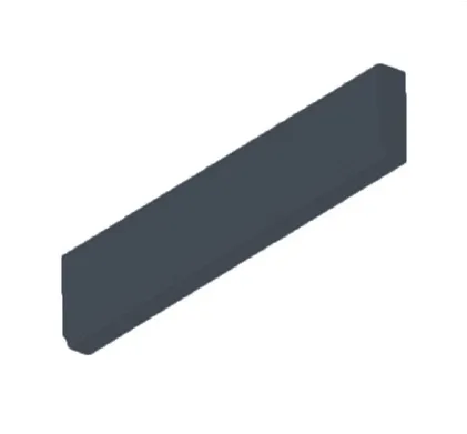 Tippo Shaker Pelmet - Indigo Blue Supermatt - 3660 x 60mm