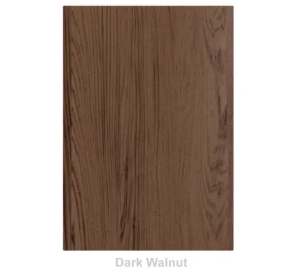 18mm Vinyl Door/Drawer Front - Dark Walnut