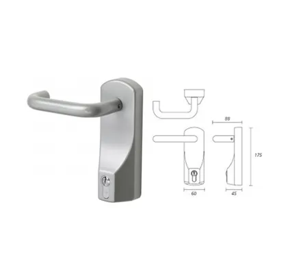 Exidor 322 Lever Operated OAD C/W Euro Cylinder